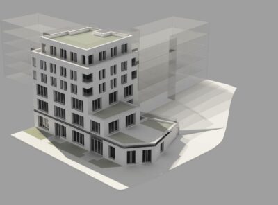 Synthèse technique et architecturale Adatt2 -Démolition et la construction du site La Forge 2.000m² à Viroflay